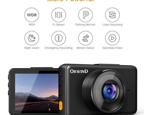 4K 1080P FHD Dash Cam 3″ LCD 1080P