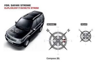 Tata Safari Strome Car Compass Graphic