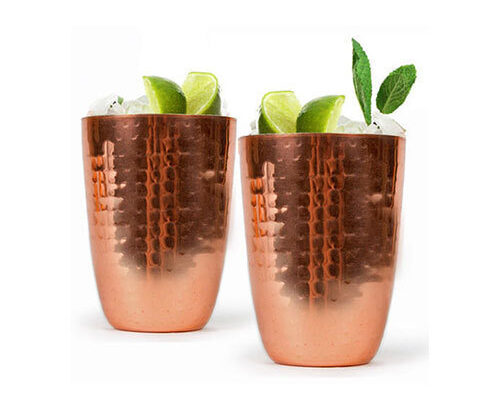 Pure Copper Hammered Julep Cup