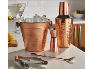 5 Pcs Copper Cocktail Shaker Gift Set