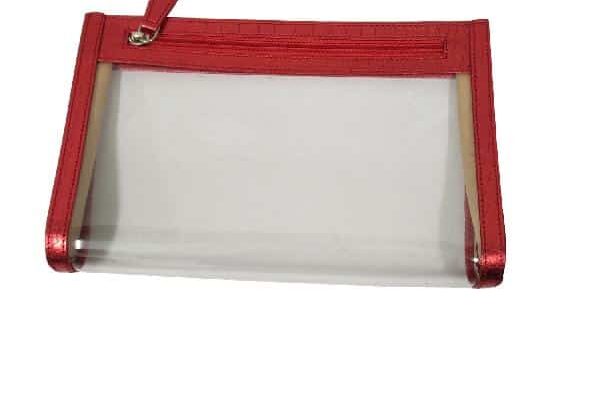 Essart PU Leather Cosmetic Pouch-24-Red