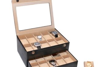 Essart PU Leather watch box 10020-Black