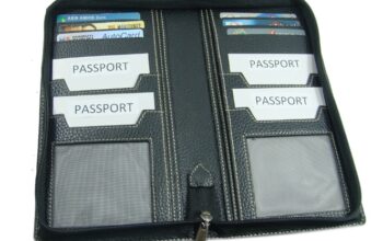 Essart PU leather family Passport Holder