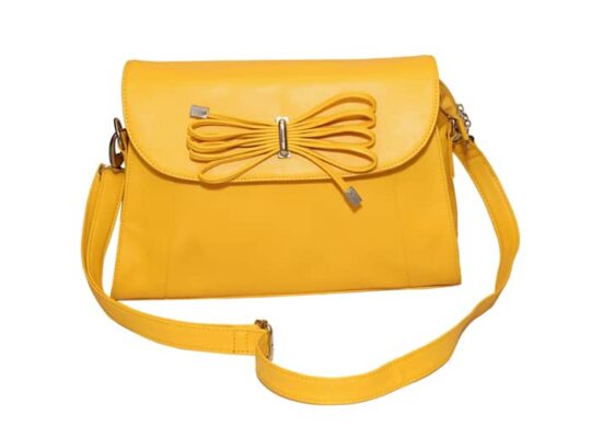 Essart P.U. Leather Women Handbag- 71173-Yellow