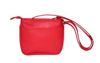 Essart PU Leather Women Sling Bag-71181-Red