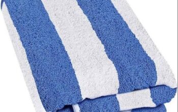 Striped Cotton Towel