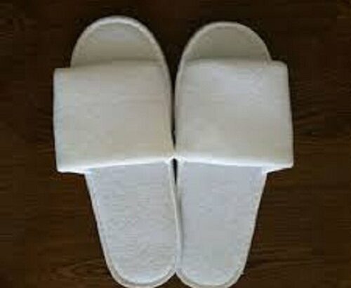 Open Toe Terry Slippers