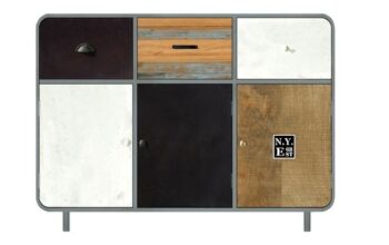 Panama 3 Drawer 3 Door Cabinet