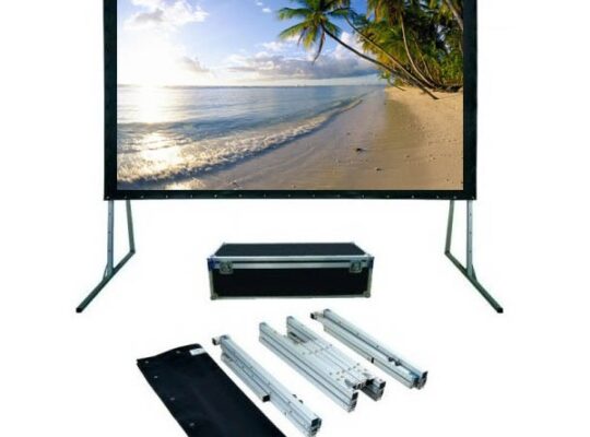 Fast Folding Projection Screens