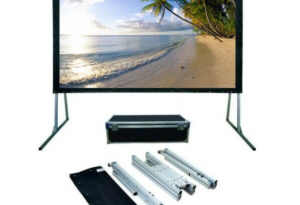 Fast Folding Projection Screens