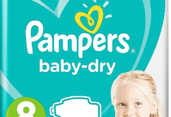 Baby diapers pamper dry