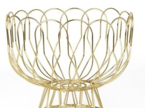 Stainless Steel Golden Fruit Bowl