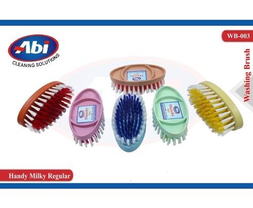 Plastic Handy Milky Clothe Washing Brush