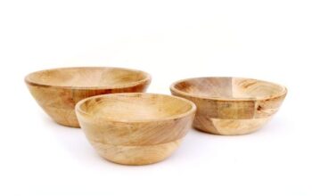 Wooden Fruit Bowls