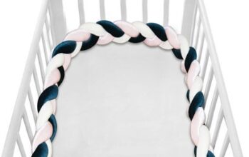 Baby Crib Knotted Braided Bumper Baby Cot Bumper For Newborns