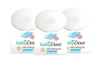 Baby Dove Rich Moisture Bar – 75G (Pack Of 3，225G)