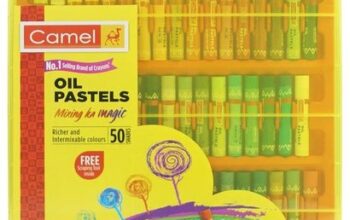 Camel Oil Pastel With Reusable Plastic Box – 50 Shades