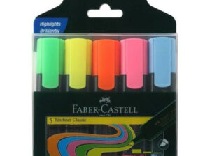 Faber-Castell Textliner – Pack Of 5 (Assorted)