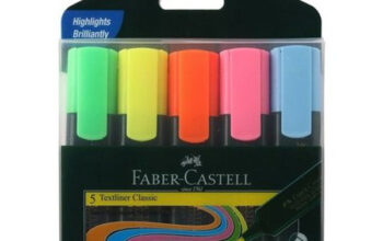 Faber-Castell Textliner – Pack Of 5 (Assorted)