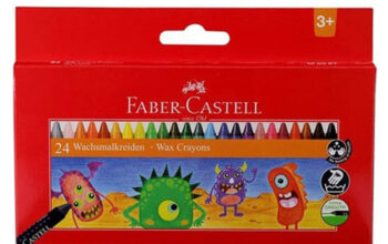 Faber-Castell Wax Crayons – 24 Shades