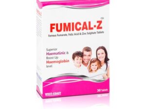 Fumical-Z (Ferrous Fumarate,Folic Acid And Zinc Sulphate Tablets)
